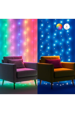 Wiz Rgb Akıllı Süsleme Işıkları - Yılbaşı Işıkları 20 Metre Renkli