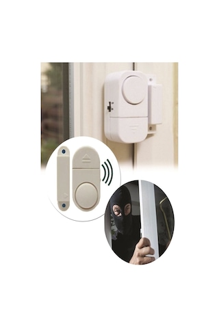 Pilli Kapı Pencere Mini Alarm Yüksek Sesli Alarm