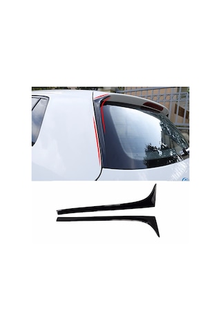 Volkswagen Golf 7 Spoiler Kenar Çıtası Parlak Siyah
