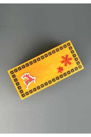 Yılbaşı Temalı Hediye Kutusu