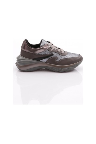 Dgn 740 Kadin Bağcikli Sneaker Ayakkabi 740-2239-R7512 Gri