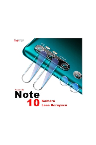 Xiaomi Mi Note 10 Kamera Lens Koruyucu Nano Cam