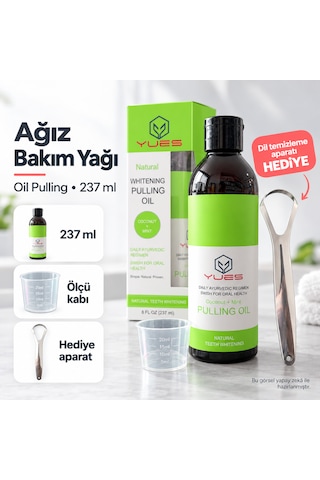 Yues Oil Pulling Ağız Bakım Yağı 237 Ml Dil Temizleyici Hediyeli