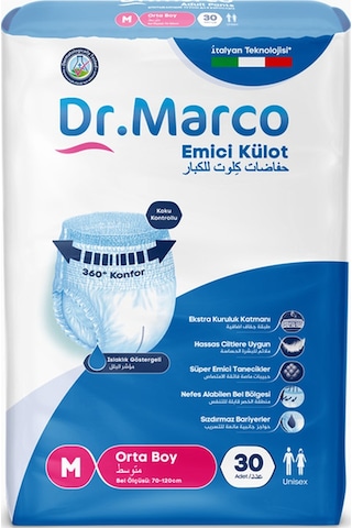 Dr. Marco Yetişkin Emici Külot M 30'lu