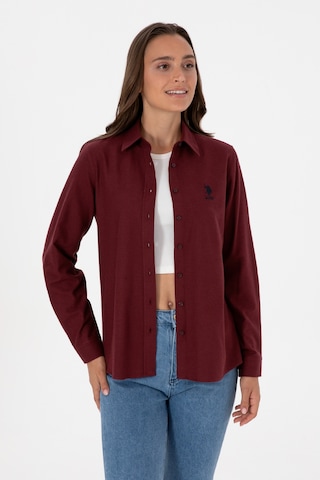 U.s. Polo Assn. Kadın Plum Gömlek Basic 50316518-vr177 New Plum