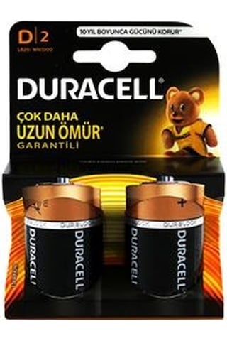 Duracell Büyük Boy Pil D 2 Li D2