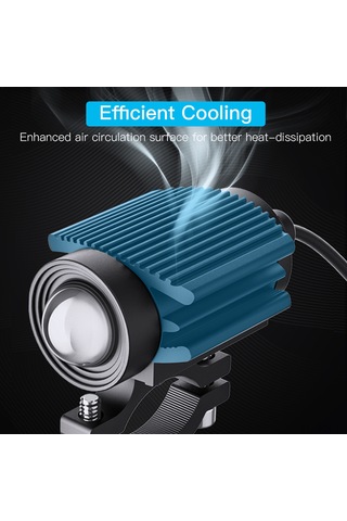 Padalink Motorcycle Led Feneri 60w 60000lm - Sarı Beyaz İki Renkli Işık, 600ft Projektör Mesafesi, 50000 Saat Ömür, Ip67 Su Geçirmez