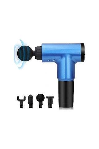 Three Beans Au Fiş Mavi Elektrikli Fasya Gun Masaj Tabancası Kas Gevşeme Boyun Masajı Spor Ev Etkileyici Tabancası Az14398 Syf6gp Çok Renkli