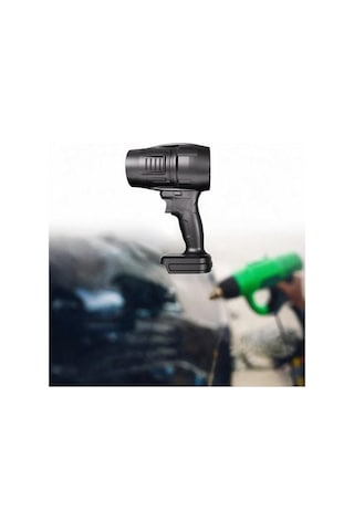 Maiyame Endüstriyel Lityum Pil Turbin Blower - Araç Yıkama, Su/toz/kar Temizleme - Yüksek Güçlu Soğutucu Fan Siyah, Tembel Ünite