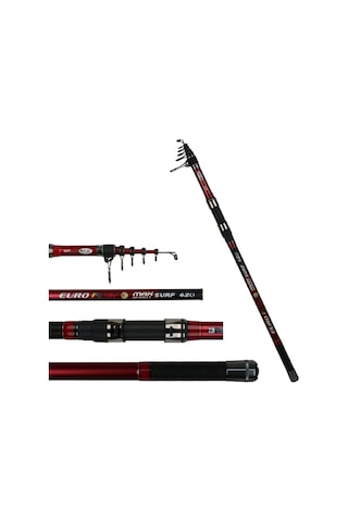 Eurofısh Max Surf 360cm 100-200 Gr Teleskopik Surf Kamışı 1