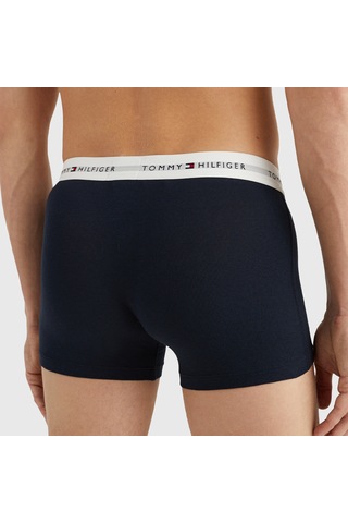 Tommy Hilfiger 3'lü Trunk Erkek Siyah Boxer Düz Um0um02761 Siyah