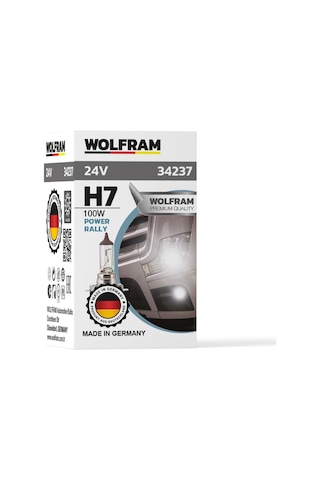 H7 Ampul Standart Işık 24v 100w - Wolfram 34237
