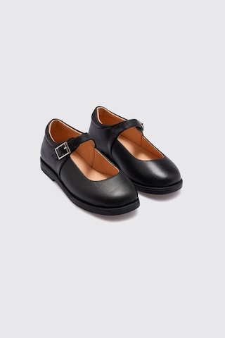 Panço Kız Çocuk Siyah Babet 2622gk10004