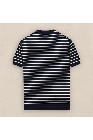 Sarar Interview Erkek Triko T-shirt 4109884 Lacivert