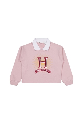Harry Potter 6-9 Yaş Sweatshirt - Pembe Açık Gül Kurusu