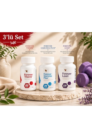 Forever Garcinia Plus + Lean + Therm 3'lü Set