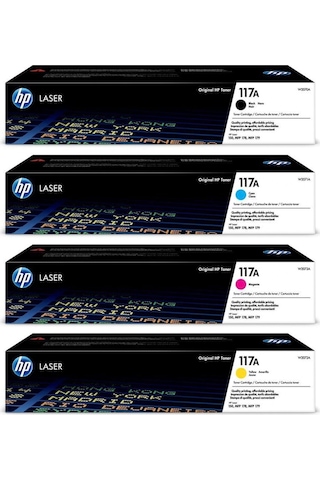 Hp Color Laser MFP 178nwg / 117A Toner Seti Hp Color Laser MFP 178nwg / 117A Toner Seti
