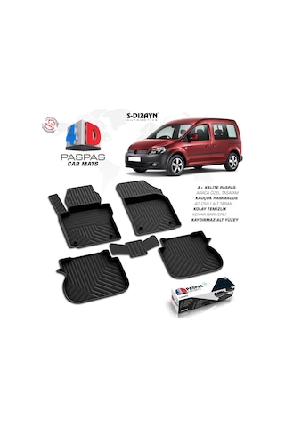 Vw Caddy 4D Havuzlu Paspas 2004-2019