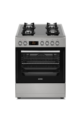 Simfer 1226 Tam Boy Fırın 4G Cam Yüzey Turbo 7 Fonksiyon + Grill