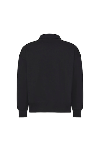 Calvin Klein Ls Waffle-lıned Premıum Shırt Ja Erkek Siyah Fermuarlı Ceket-12579 Siyah