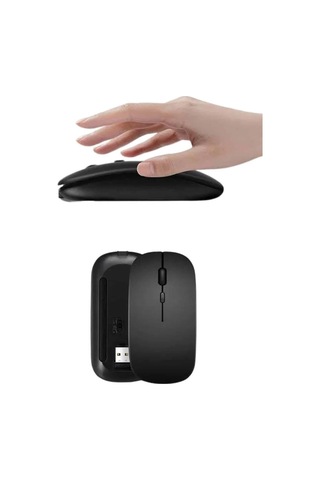 Mey Najmaddin Kablosuz Mouse Fare Şarjlı Bluetooth Wireless Çift Modlu Sessiz Najmaddin Belirtilmemiş