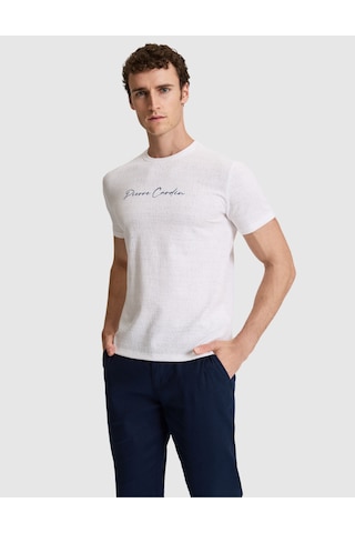 Pierre Cardin Erkek Ekru Tişört 50327858-vr019