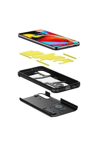 Galaxy S22 Plus 5g Kılıf, Spigen Tough Armor Military Grade Black