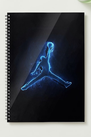 Basketball-00 A5 Metal Spiralli Çizgisiz Sert Kapak Basketball Defter