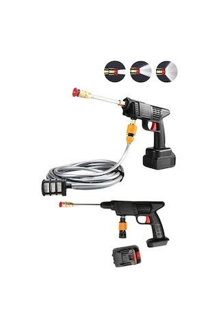 Akülü Oto Araç Yıkama Yüksek Basınçlı Araba Yıkama Makinesi Şarjlı