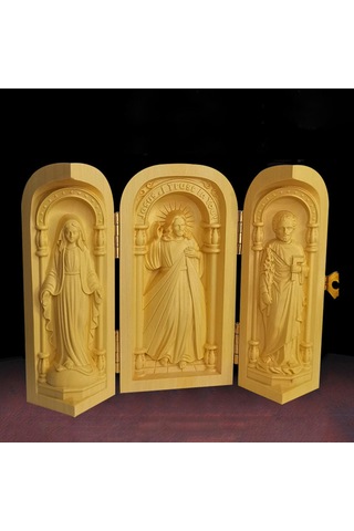 Dolıty Ahşap Oyma Süsler Oturma Odası Ofisi Için Küçük 13cmx10cm