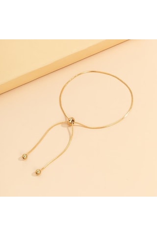 Altın Ayarlanabilir Zincir Halhal Bilezik Kadınlar İçin Vintage Moda Basit Ince Zincir Halhal Kadın Ayak Plaj Takı Hediye