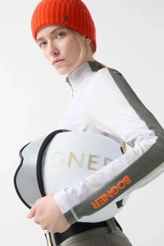 Bogner Julina Retro Tasarımlı Teknik Üst Kadın Kayak Içlik İçlik Beyaz