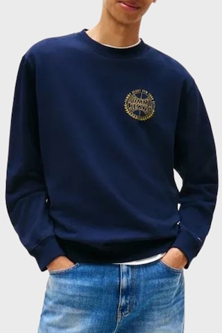Tommy Jeans Erkek Sweat Dm0dm22081 C1g Lacivert Lacivert