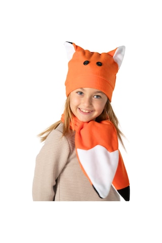 Casabony Fox Unisex Şapka+kaşkol Takım Turuncu