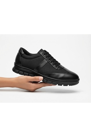 Growish Gd0132 Hakiki Esnek Yumuşak Deri Küçük Büyük Numara Kaydırmaz Güçlü Taban Ekonomik Günlük Sneaker Erkek Kadın Ayakkabı Siyah1