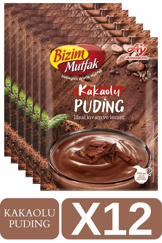 Bizim Mutfak Kakaolu Puding 12 x 143 G