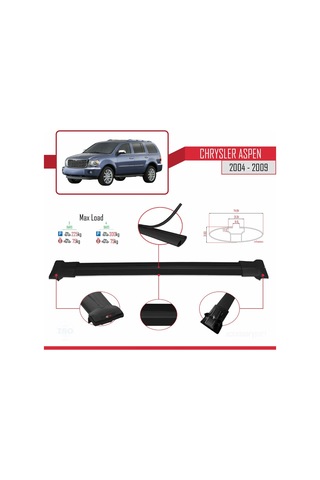 Chrysler Aspen 2004-2009 Arası İle Uyumlu Fly Model Ara Atkı Tava