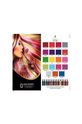 Radical Color Su Bazlı Saç Boyası Vişne Kızılı 250Ml