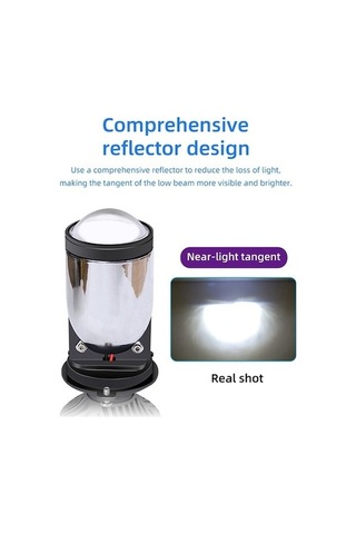 Xianwen Gorgeous 60 W/çift Lamba H4 Led Mini Projektör Lens