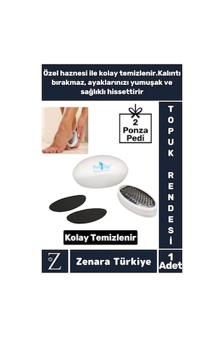 Premium Kolay Temizlenir Ölü Deri Cilt Kaldırma Nasır Temizleme Topuk Rendesi 2 Ponza Pedi
