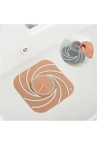 Yeşil Renk Delikli Silikon Kötü Koku Önleyici Banyo Mutfak Lavabo Koku Önleyici Sızdırmaz Ped