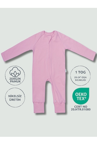 Zuppers Çocuk Patikli 1 Tog Uyku Tulumu - Roza Çok Renkli