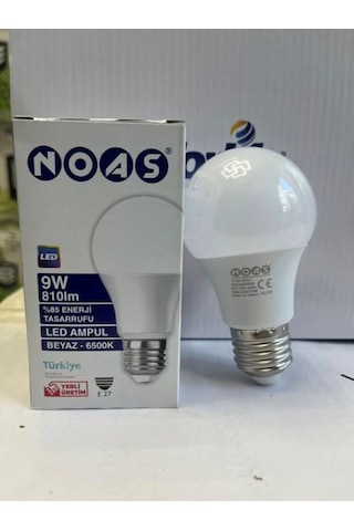 Noas 9w Led Ampul 810lm-6500k Beyaz