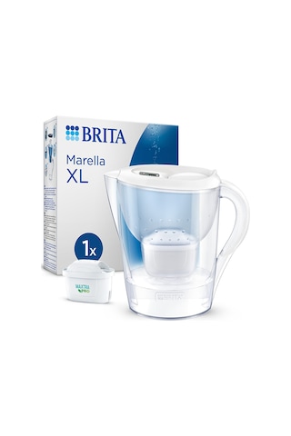 Brıta Marella Xl Maxtra Pro All-ın-1 Filtreli Su Arıtma Sürahisi - Beyaz