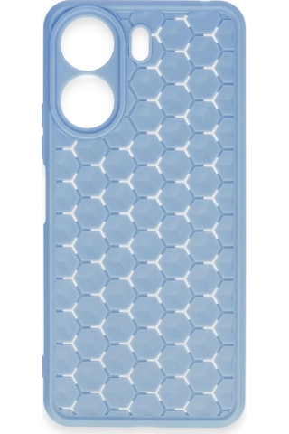Newface - 701 - Xiaomi Redmi 13c Kılıf Petek Silikon Kapak - Csmo-tex - - Mavi