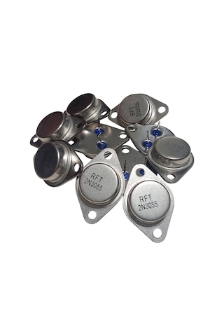 10 Adet Rft 2n3055 Transistör Npn To-3 60v 15a