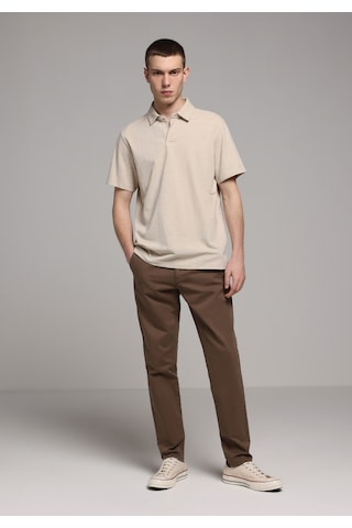 Colin's Colins Regular Fit Polo Yaka Düz Erkek Taş Kısa Kol Tişört Cl1080020 Q1.v2 Stm Stone Melange
