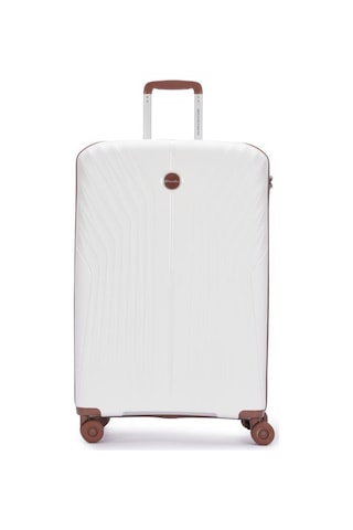 Benetton Trolley Valiz Beyaz Büyük Boy 14bnt8010-01-by Beyaz