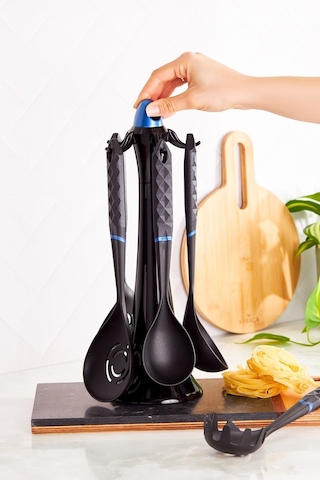 Karaca  Diamond Blue 6 Parça Standlı Servis Seti