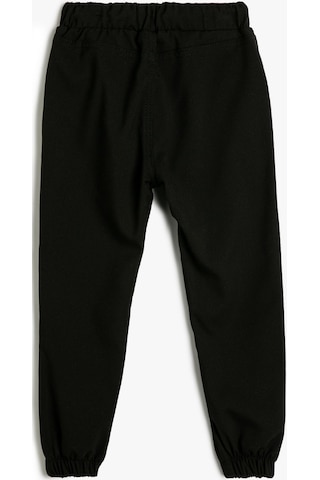 Koton Kargo Jogger Pantolon Cepli Beli Bağlamalı Siyah 4skb40007tw 4SKB40007TW999 Siyah
